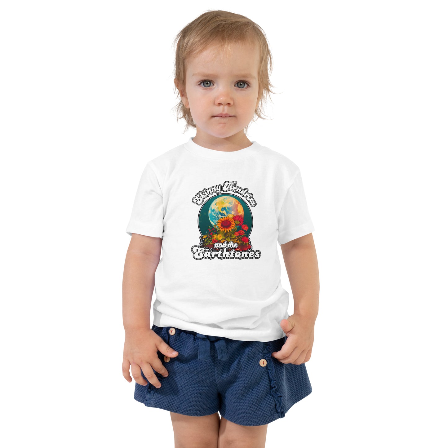 Earthtones Flower Logo - Toddler Short Sleeve Tee