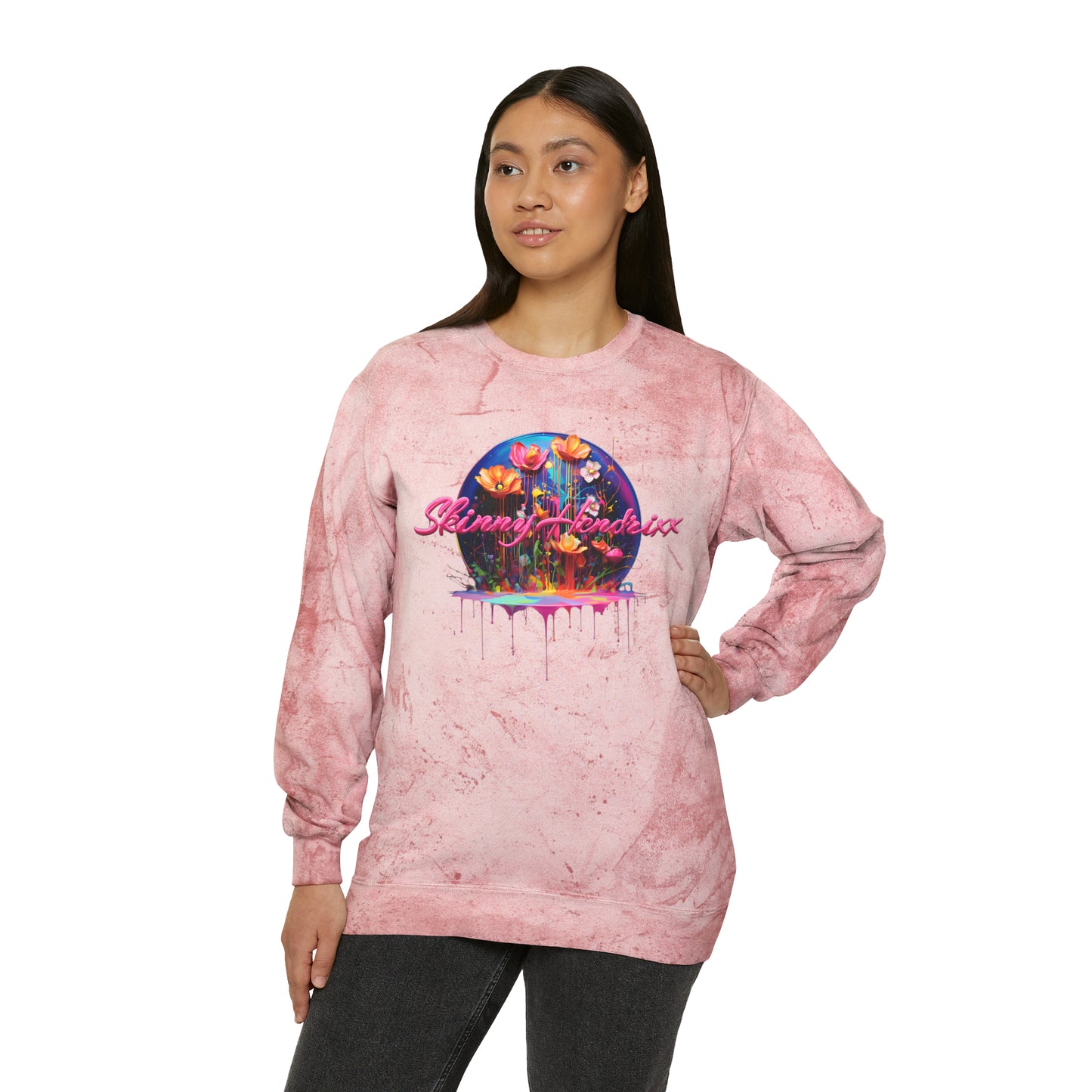 Unisex Color Blast Crewneck Sweatshirt