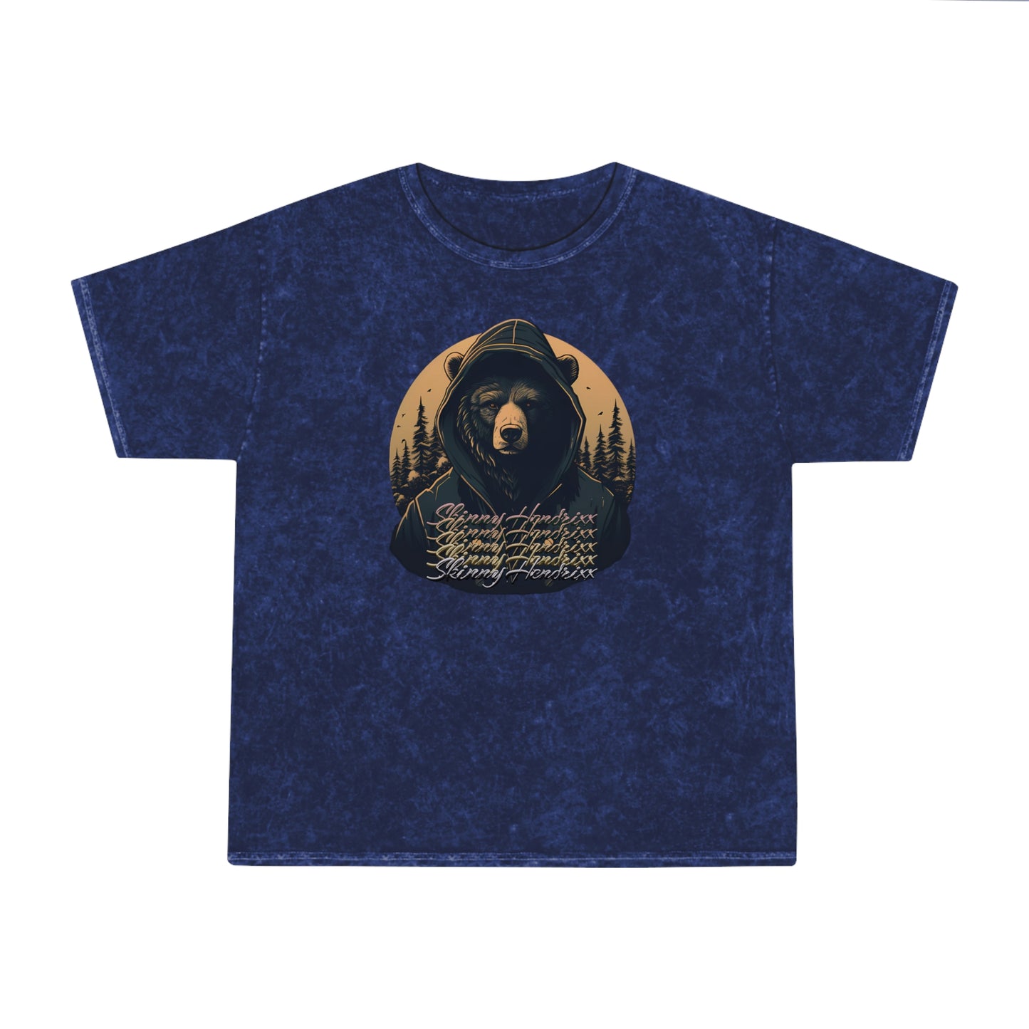 Cali Bear Style Mineral Wash T-Shirt