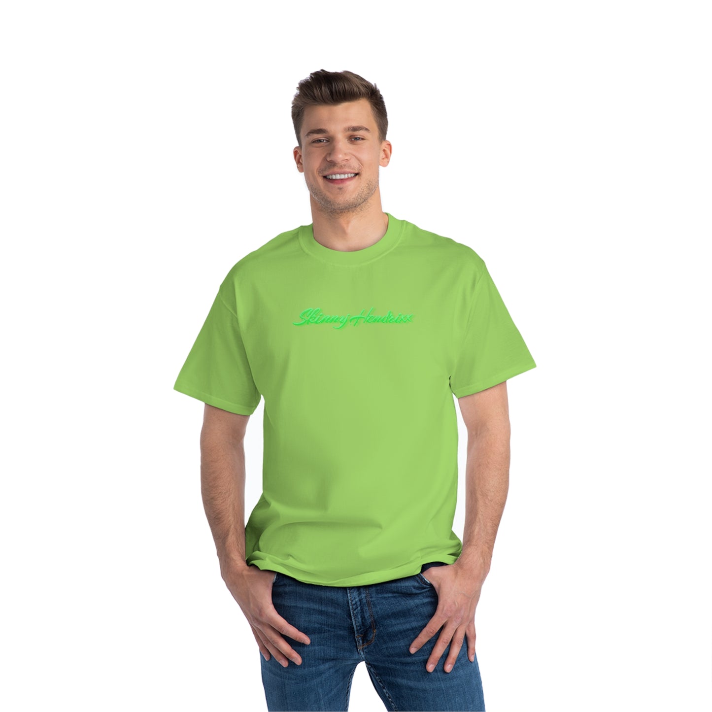 Paint Drip Neon Green Beefy-T®