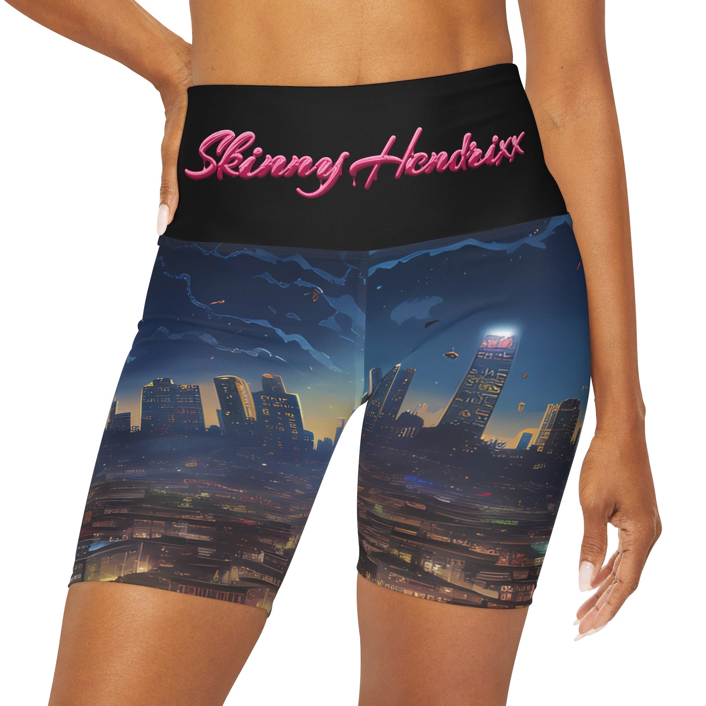 Dark Shot High Waisted Biker Shorts