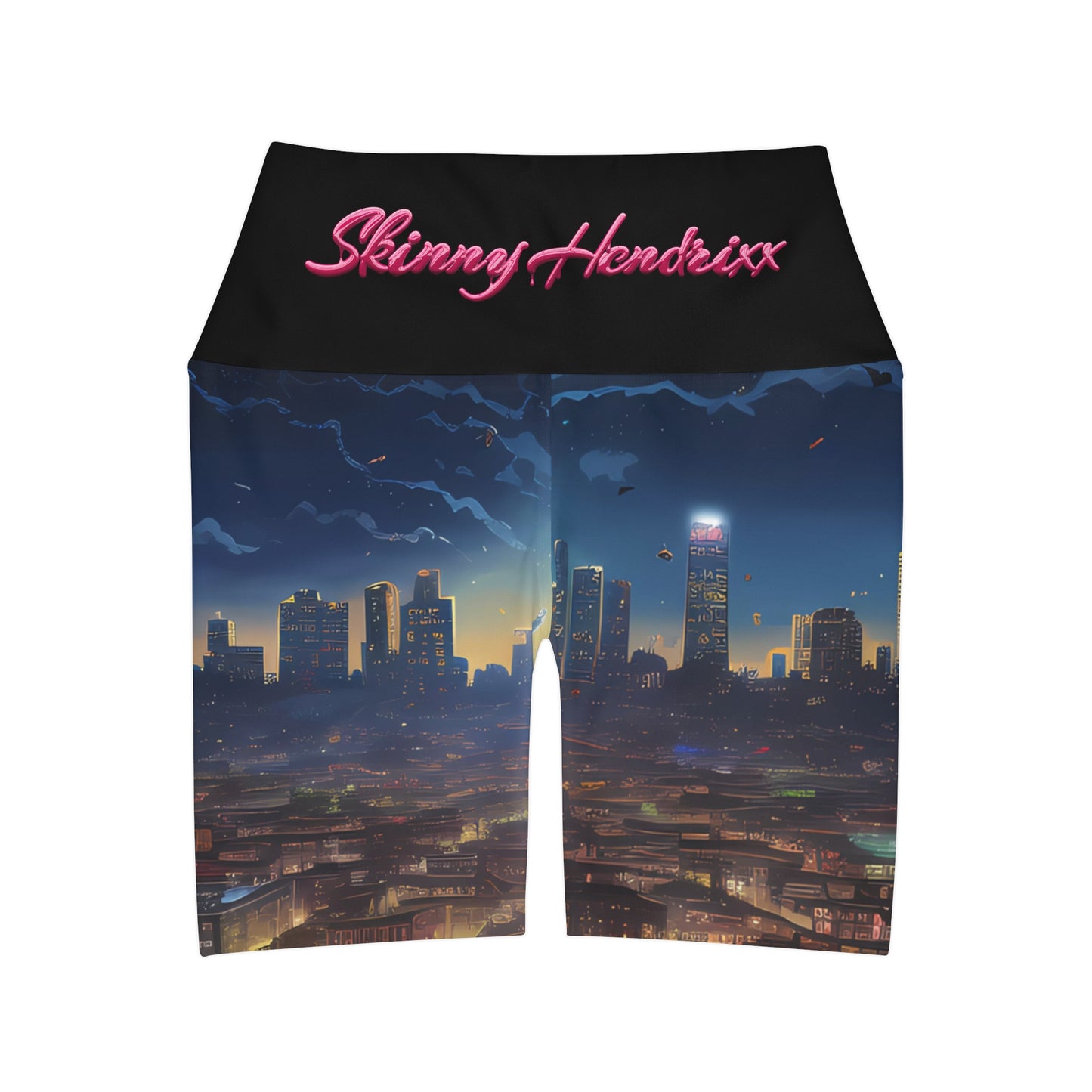 Dark Shot High Waisted Biker Shorts