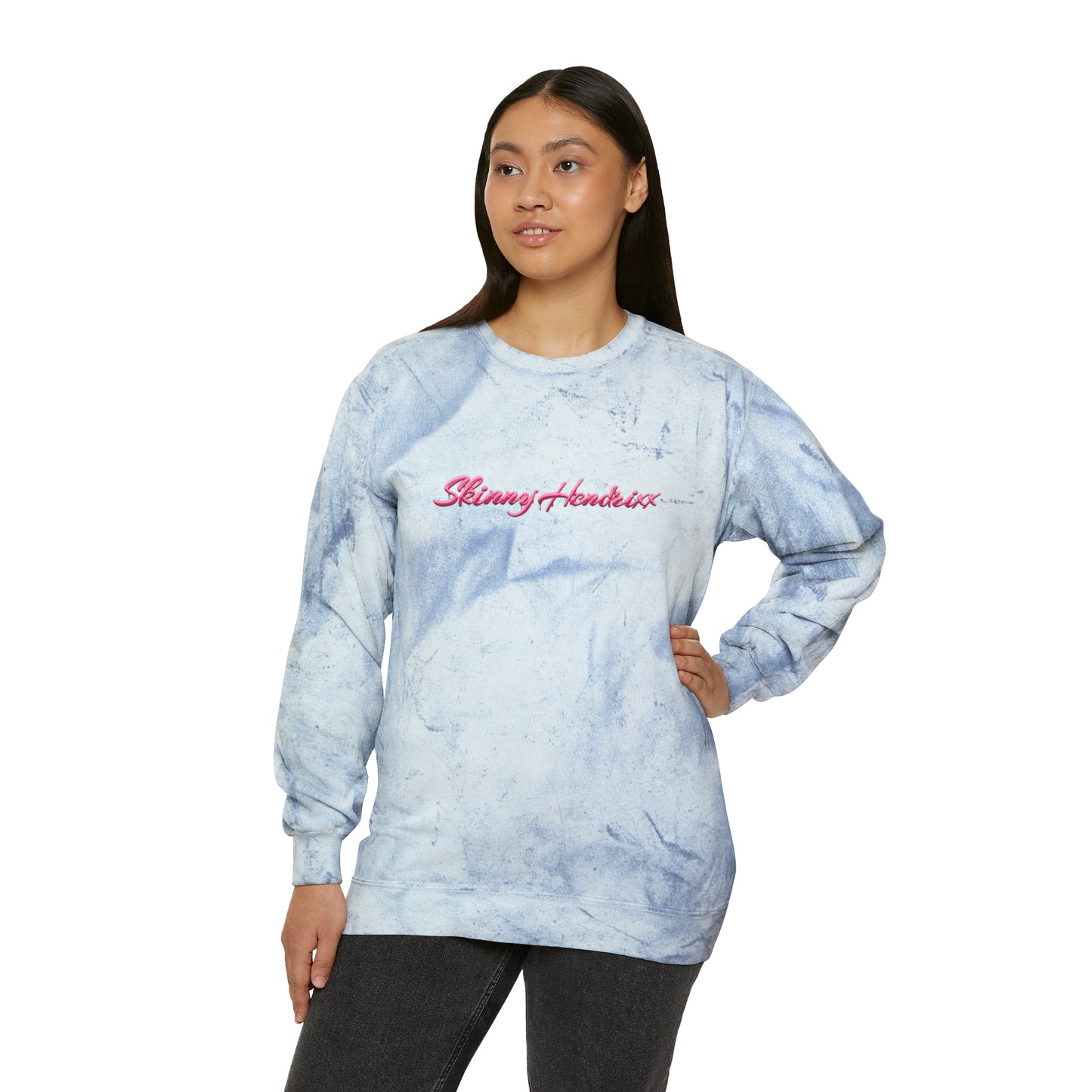 Paint Drip Color Blast Crewneck Sweatshirt