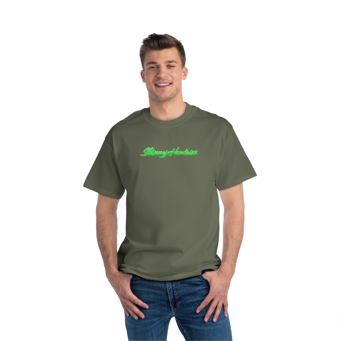 Paint Drip Neon Green Beefy-T®