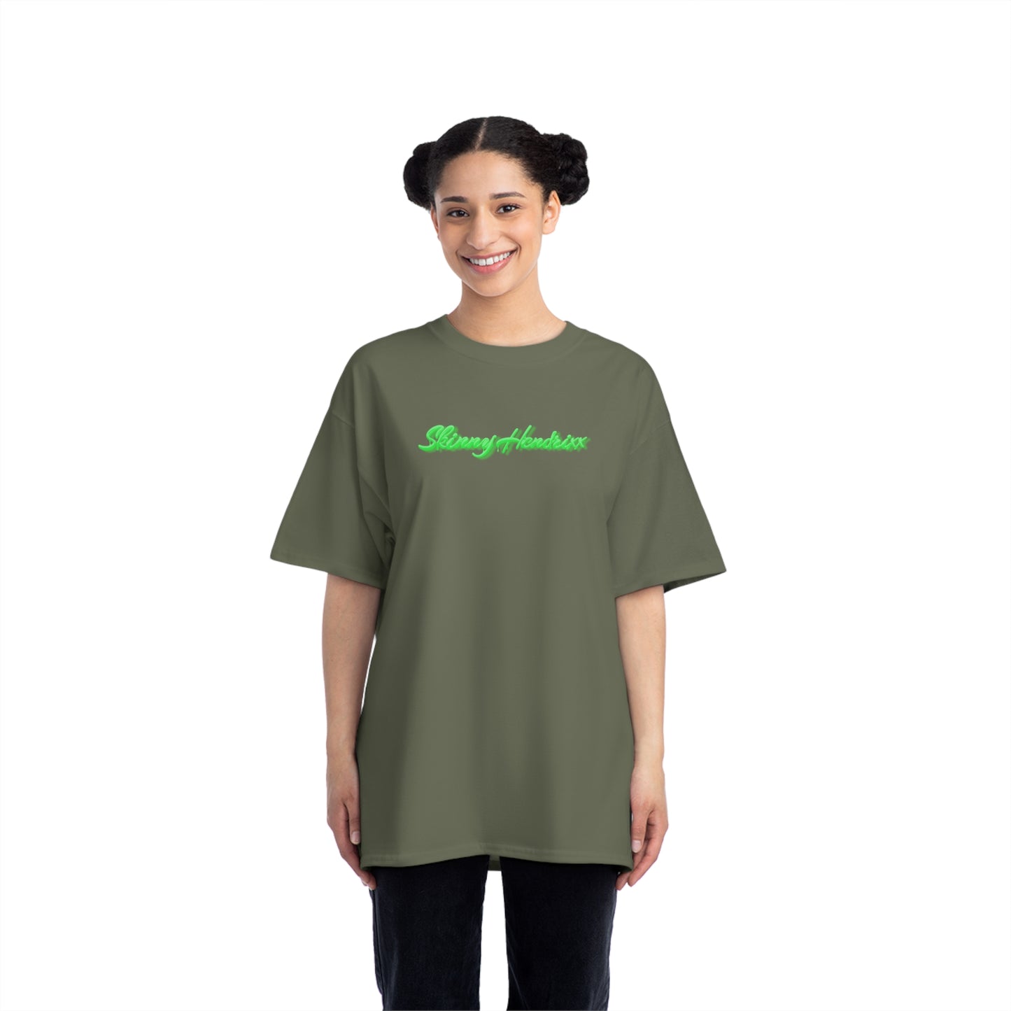 Paint Drip Neon Green Beefy-T®