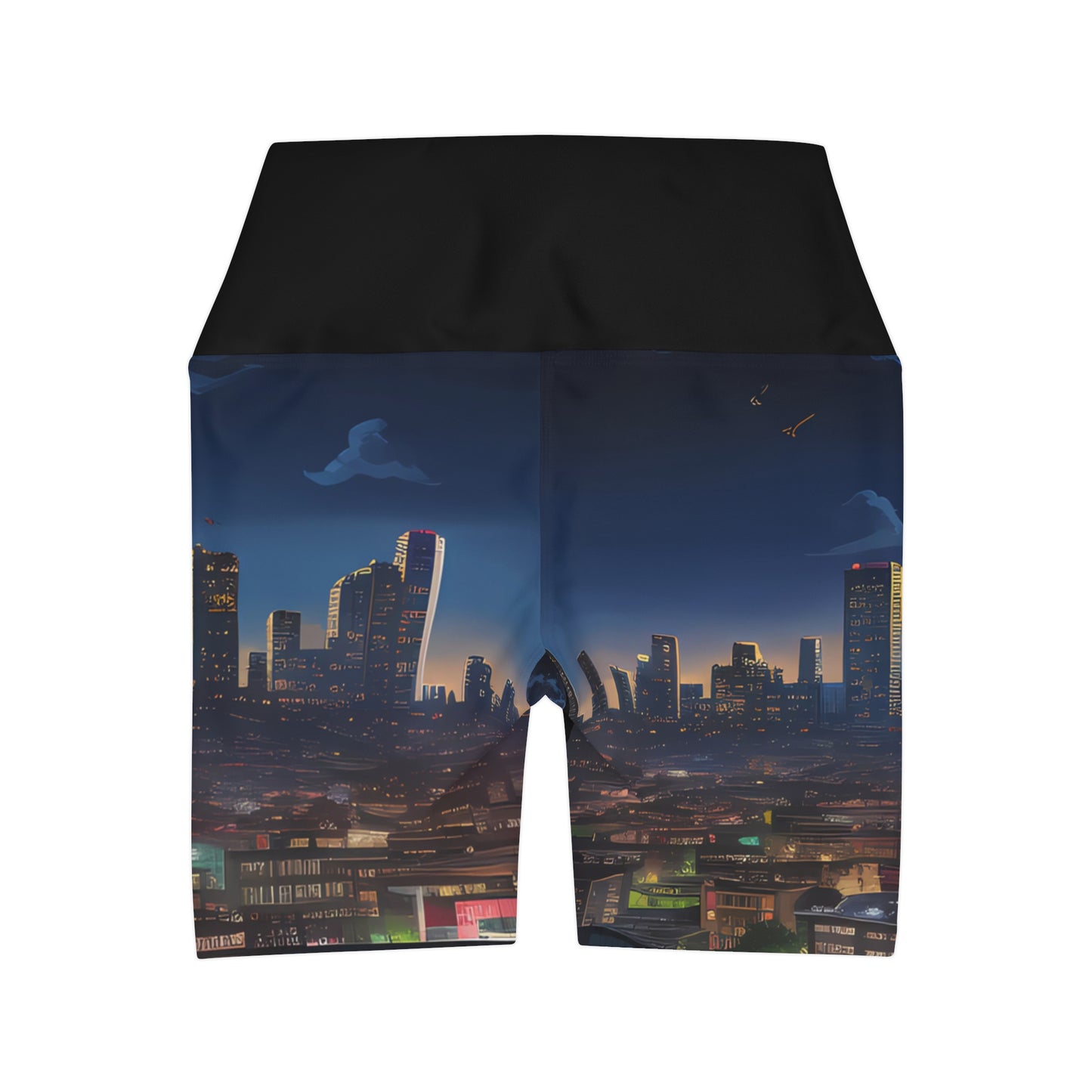 Dark Shot High Waisted Biker Shorts