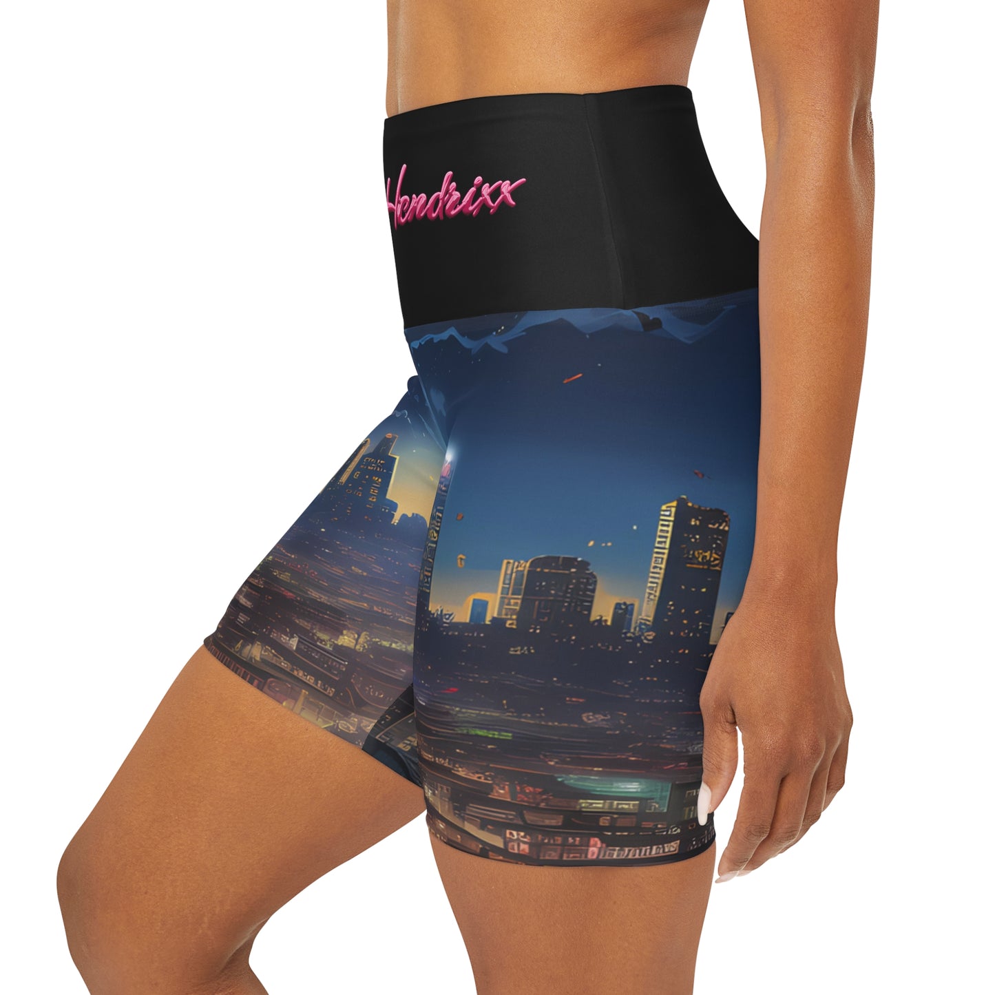 Dark Shot High Waisted Biker Shorts