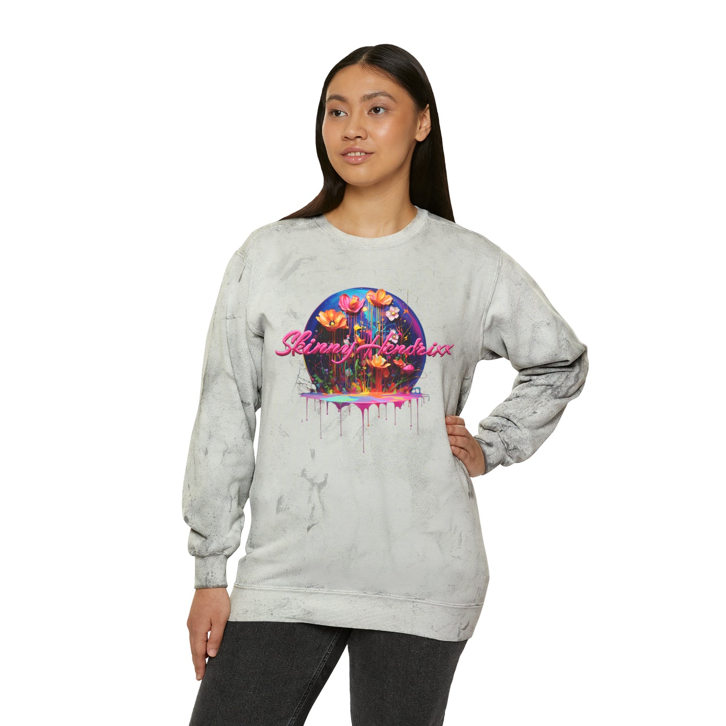 Unisex Color Blast Crewneck Sweatshirt