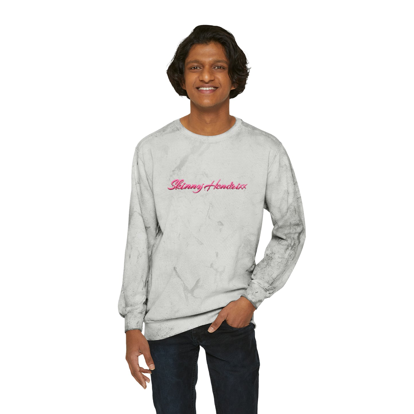 Paint Drip Color Blast Crewneck Sweatshirt